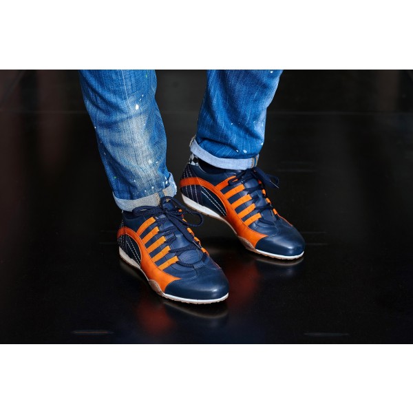 Gulf Racing Sneaker Indigo orange