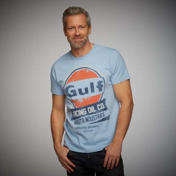 Gulf Camiseta Oil Racing gulf azul