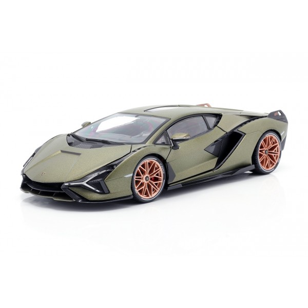 Lamborghini Sian FKP 37 Baujahr 2020 matt olivgrün 1:18