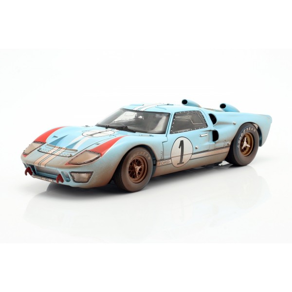 Ford GT40 MK II Dirty Version #1 2nd 24h LeMans 1966 1:18