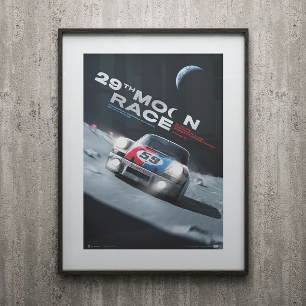 Poster Porsche 911 Carrera RSR - 29th Moon Race - 2078