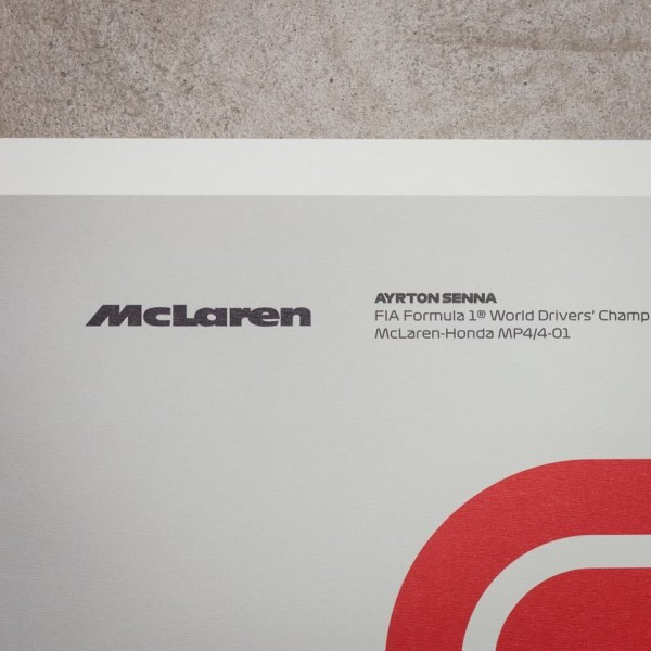 Cartel Fórmula 1 Décadas - McLaren de los 80