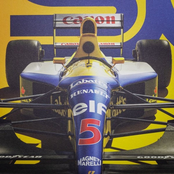 Cartel Fórmula 1 Décadas - Williams de los 90