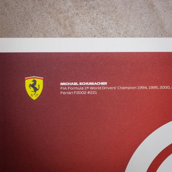 Affiche Formule 1 Décennies - Ferrari années 2000