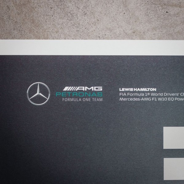 Poster Formel 1 Jahrzente - 2010er Jahre Mercedes