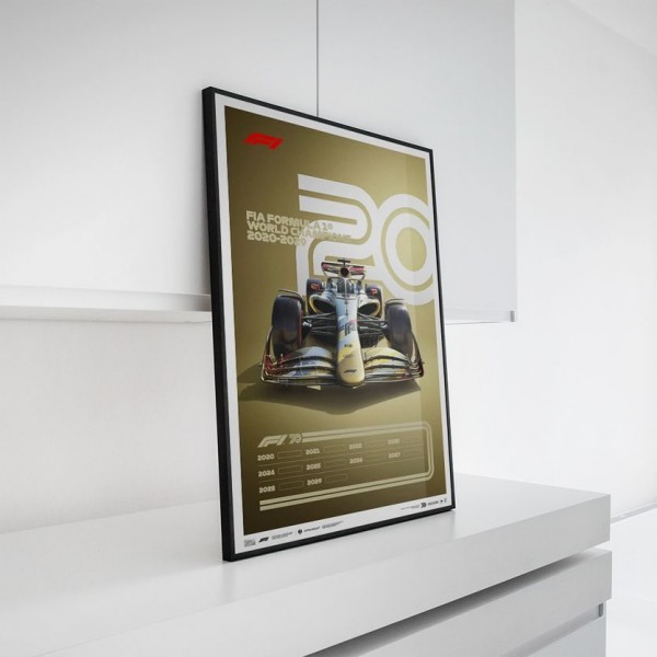 Affiche Formule 1 Décennies - années 2010 L'avenir est devant nous