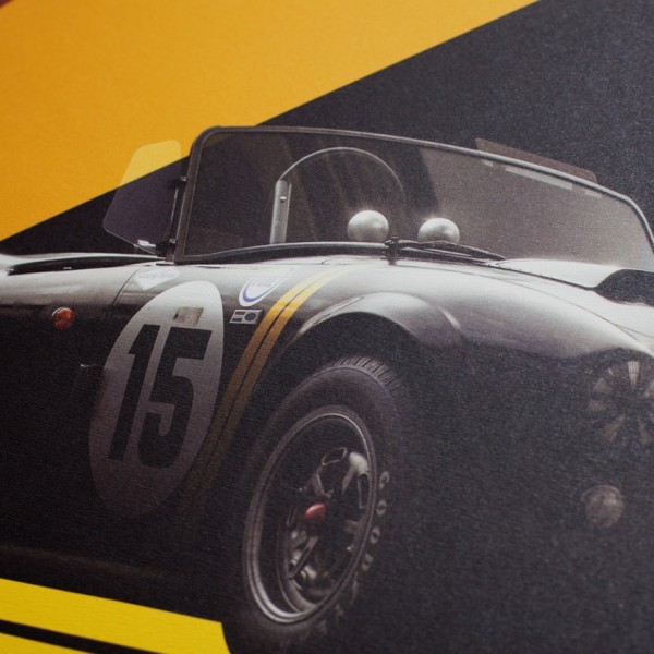 Poster Shelby-Ford AC Cobra Mk II - Nero - 1962