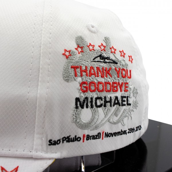 Gorra Personal Michael Schumacher GP de Brasil 2012 Edición final