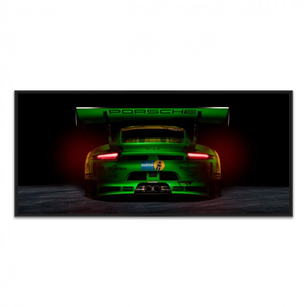 Manthey-Racing Art Print - Porsche 911 GT3 R Grello 24h Auto Vincente 2018 Back
