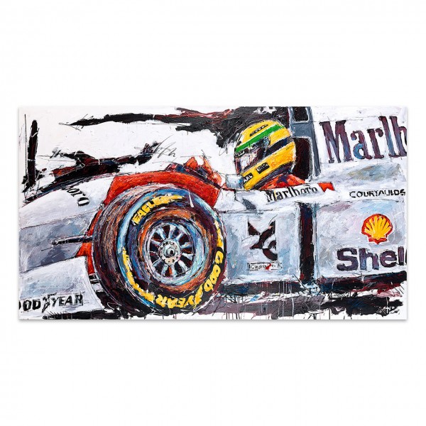 Obra de arte Ayrton Senna McLaren Cockpit #0002