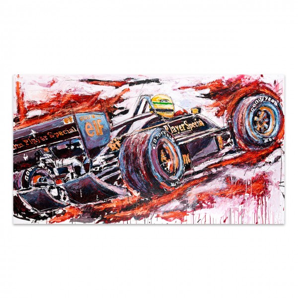 Œuvre d'art Ayrton Senna Lotus #0003