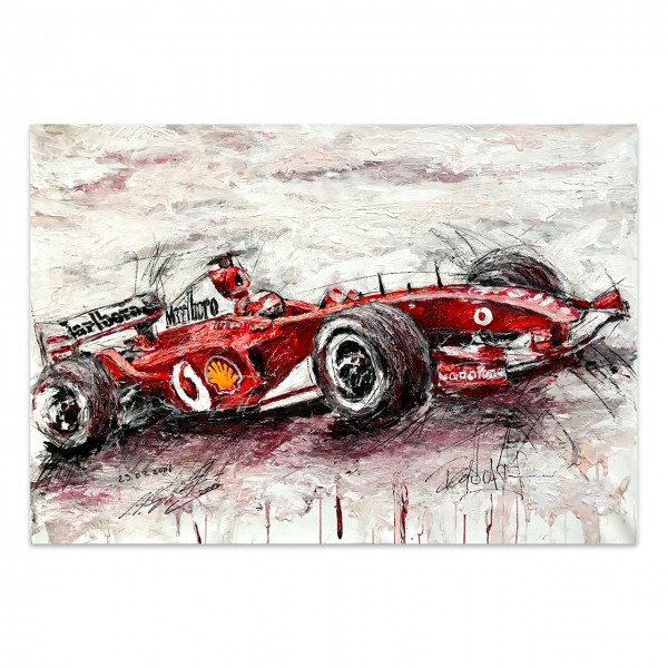 Opera d'arte Michael Schumacher Ferrari 2006 #0023