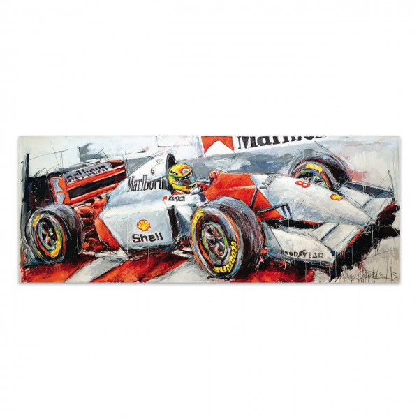 Kunstwerk Ayrton Senna McLaren II #0025