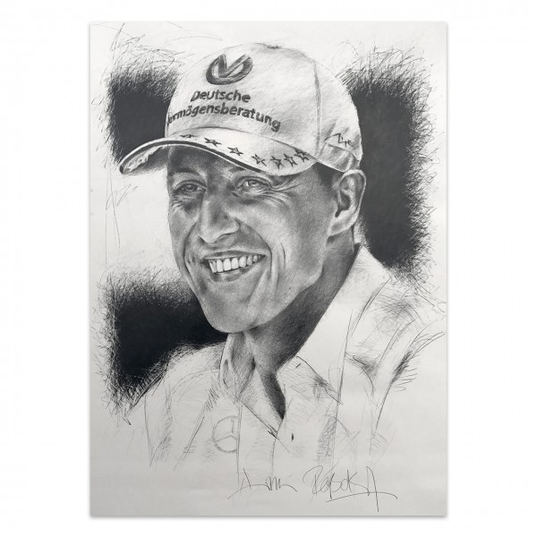 Œuvre d'art Michael Schumacher Portrait #0050