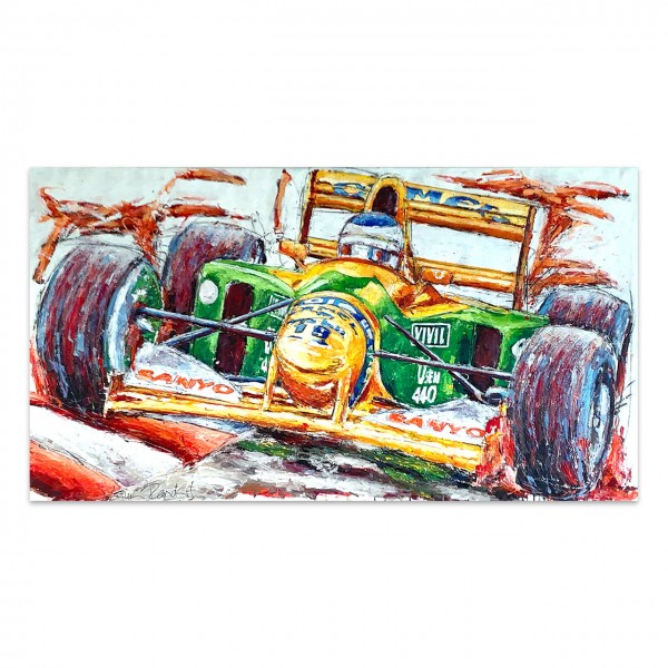 Œuvre d'art Michael Schumacher Benetton #0061