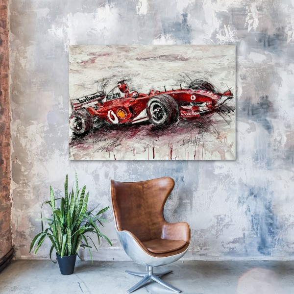 Œuvre d'art Michael Schumacher Ferrari 2006 #0023