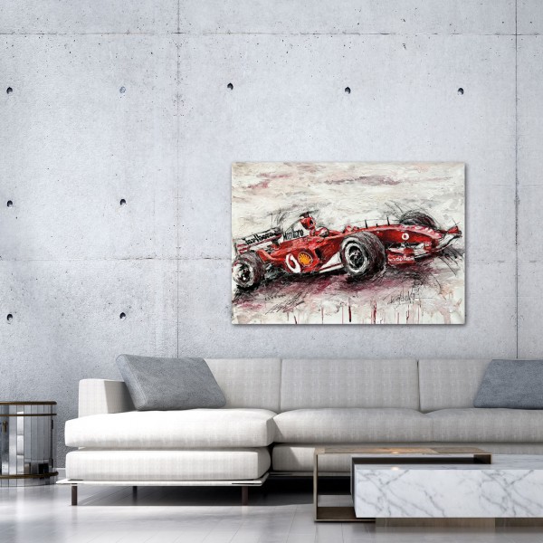 Obra de arte Michael Schumacher Ferrari 2006 #0023