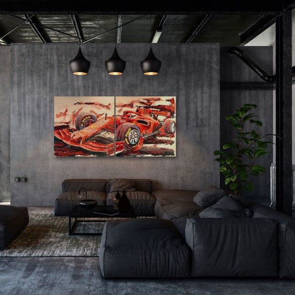 Kunstwerk Sebastian Vettel 2019 #0044