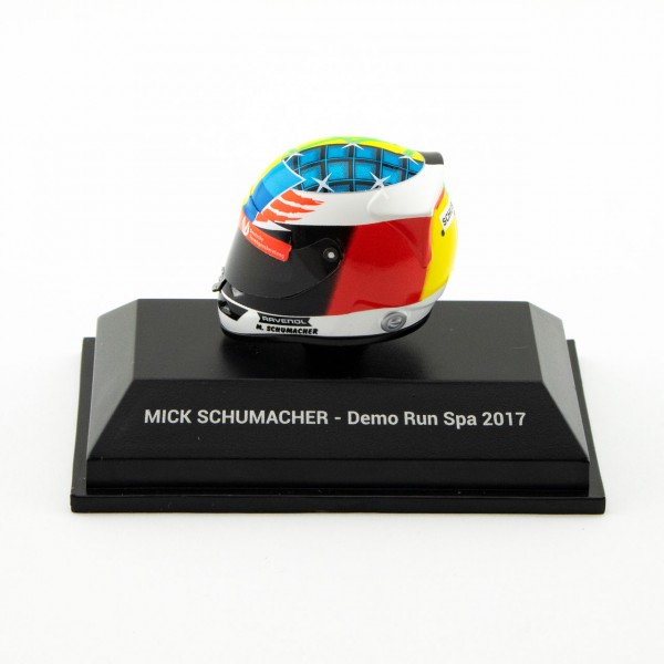 Mick Schumacher miniature helmet Belgium GP 2017 1/8