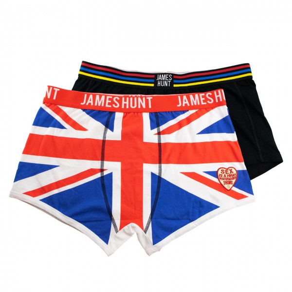 James Hunt Boxers Helmet + Union Jack Double Pack