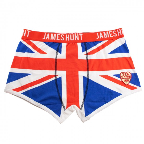 James Hunt Boxer shorts Helmet + Union Jack Double Pack