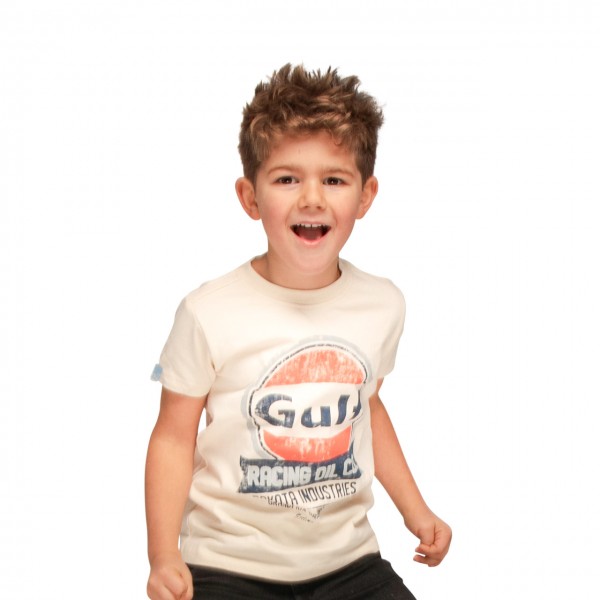 Gulf Kids T-Shirt Oil Racing cream