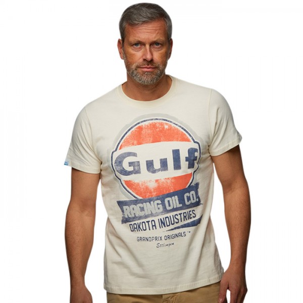Gulf T-shirt Oil Racing crème