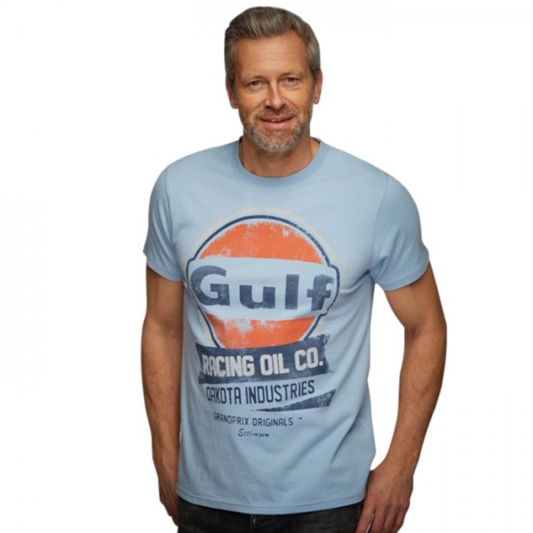 Gulf Camiseta Oil Racing gulf azul