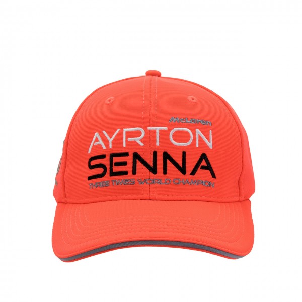 Ayrton Senna Cappello McLaren Tre volte Campione bambini