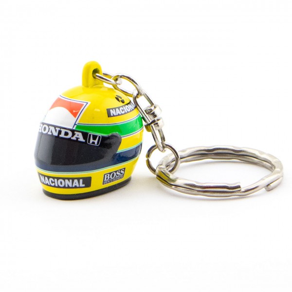 Ayrton Senna 3D key ring helmet 1988
