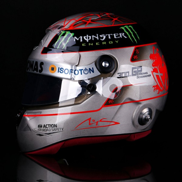 Michael Schumacher Replica Casco Platino 1/1 Spa 300 GP 2012