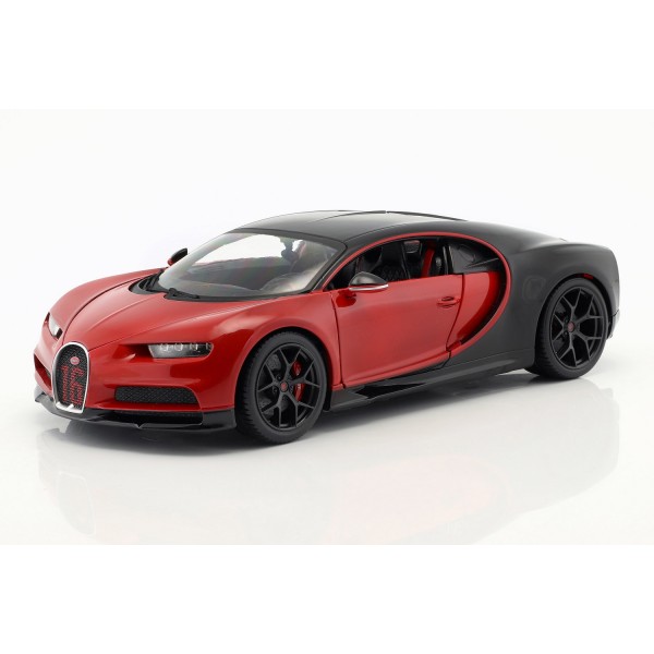 Bugatti Chiron Sport 16 rosso/nero 1/18