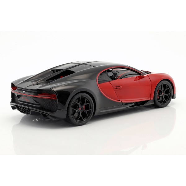 Bugatti Chiron Sport 16 rojo/negro 1/18