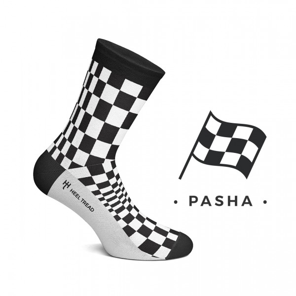 Pascha Socken schwarz/weiß