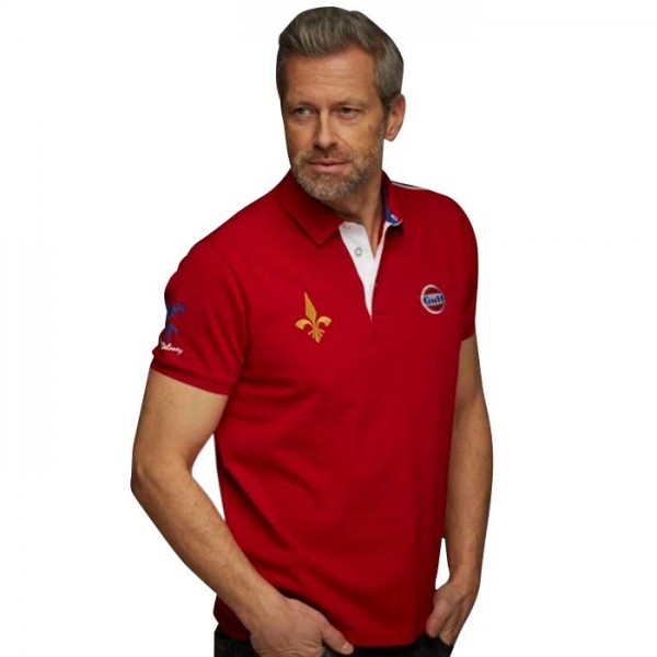 Gulf Rugby Poloshirt red