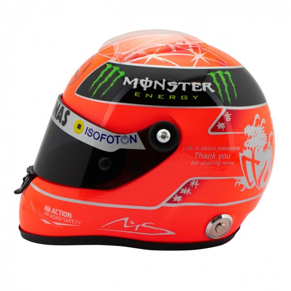 Michael Schumacher Final Helmet GP Formel 1 2012 1:2
