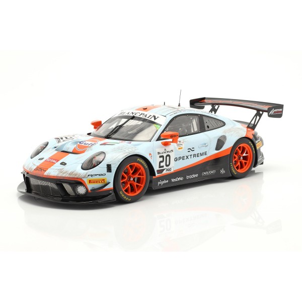 Porsche 911 GT3 R #20 Winner 24h Spa 2019 Dirty Race Version 1/18