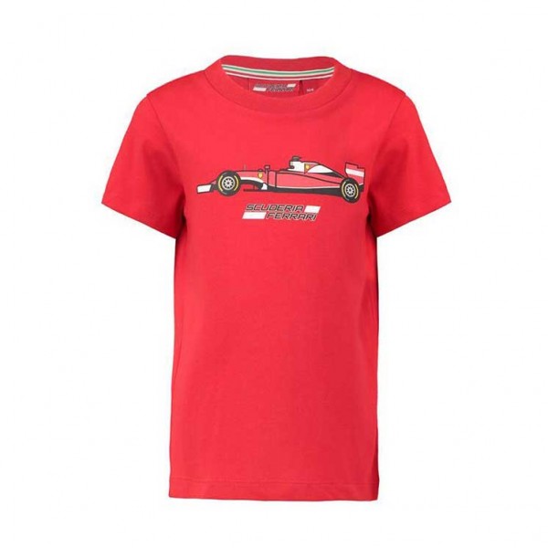 Ferrari Formula One F1 Team Short Sleeve Race T-Shirt Childrens Kids