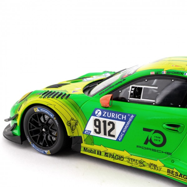 Manthey-Racing Porsche 911 GT3 R - 2018 Winner 24h Race Nürburgring #912 1/18