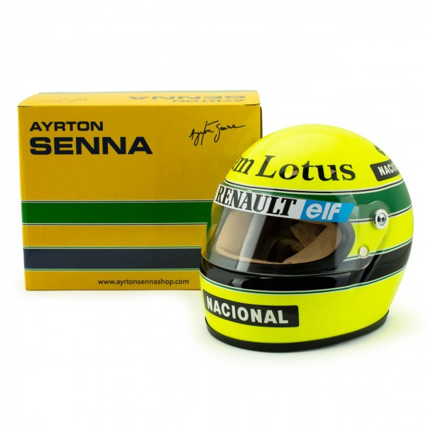 Ayrton Senna Casco 1985 Escala 1:2
