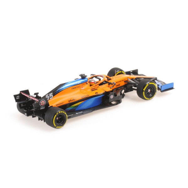 escala 1/43 Minichamps McLaren MCL35 #55 2nd GP 2020 italiano-Carlos Sainz Jr 