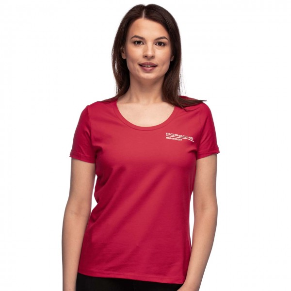 Porsche Motorsport T-Shirt pour dames rouge