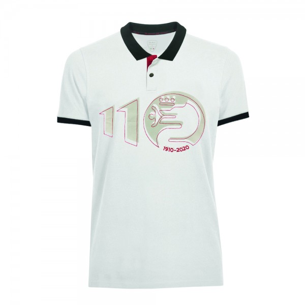 Alfa Romeo Lifestyle 110 Polo Shirt Anniversary white
