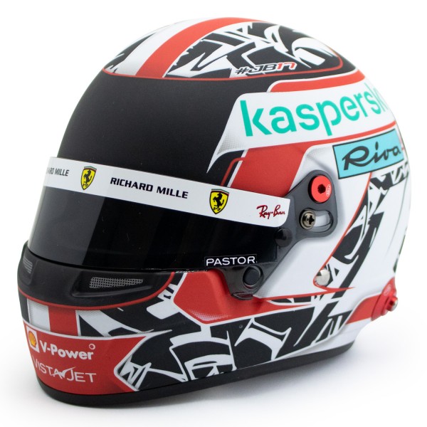 Charles Leclerc miniature helmet Formula 1 2021 1/2