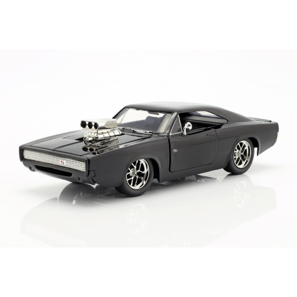 Fast & Furious Dom`s Dodge Charger R/T 1970 negro 1/24