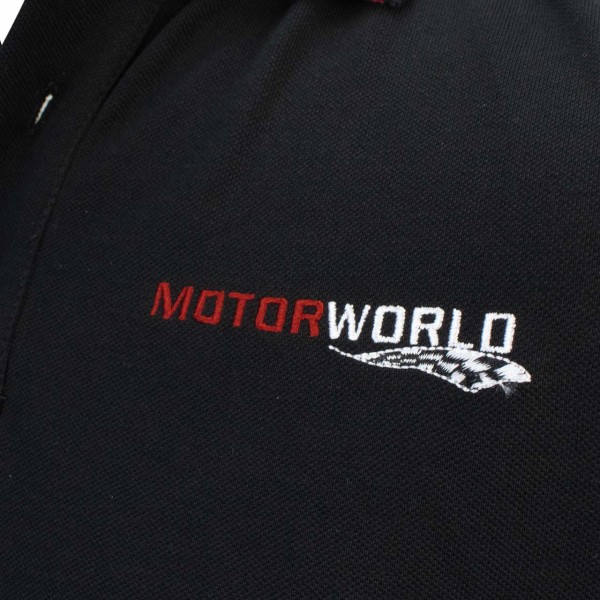 Motorworld Polo Shirt Chequered Flag