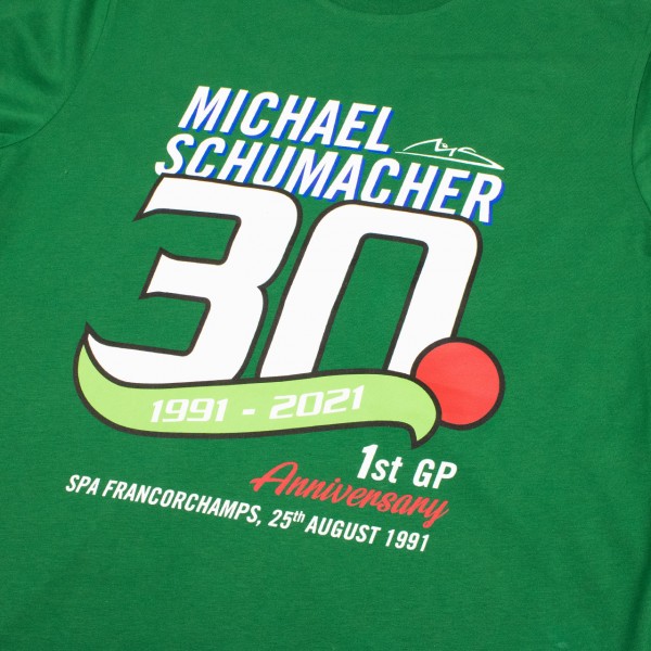 Michael Schumacher Camiseta Primera Carrera del GP 1991