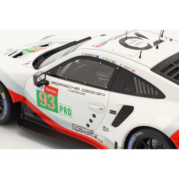 Porsche 911 (991) RSR #93 24h LeMans 2018 Pilet, Tandy, Bamber 1/18