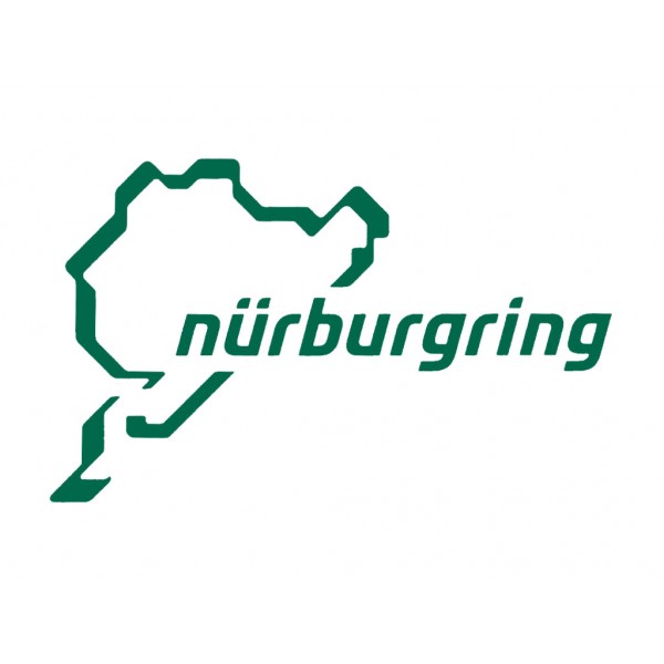 Nürburgring Sticker Nürburgring Logotipo 12cm verde