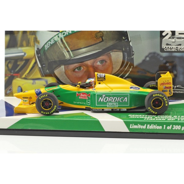 Michael Schumacher Benetton B193 #5 Italie GP Formule 1 1993 1/43
